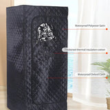 Portable Infrared Sauna Box with Remote Control - Foldable Sweat Room