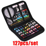 Sewing Kit Set 27pcs with Threads, Needles, Scissors & Storage Bag