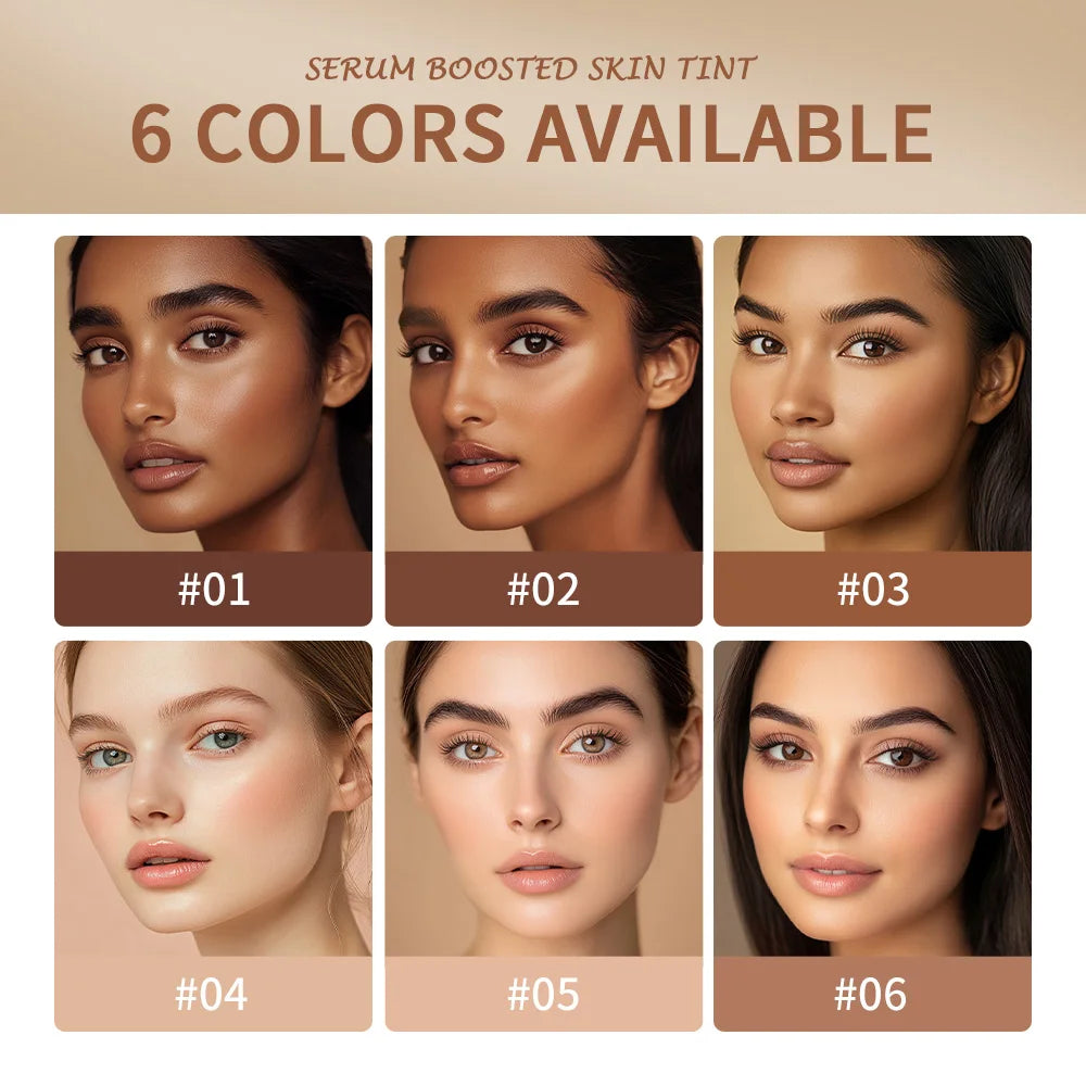 Skin Tint Balm Foundation Stick, Medium Coverage, Portable Makeup