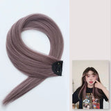 60cm Clip In Hair Extensions Synthetic Long Straight Hairpiece Accessories