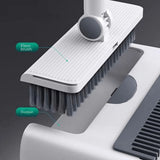 3-in-1 Long-Handled Broom and Dustpan Set for Home Office School Dorm