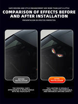 Solar Powered Neon Light LED Car Ambient Lamp USB Rechargeable Cool Effect