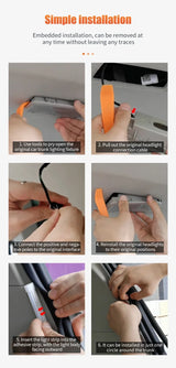 RGB LED Trunk Light | Open-Triggered, Dynamic Flow, Easy Install