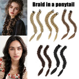 Braided Synthetic Hair Ponytail Extension with Elastic Band - Daily Use