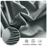 Fitted Bed Sheet 90/120/150/180x200 cm Solid Color Mattress Protector - Cozy Bed Sheets