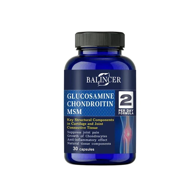 Glucosamine Chondroitin MSM Joint Support Supplement - 3-in-1 Formula