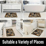 3D Tree Hole Design Door Mat Squirrel Pattern Anti-Slip Rug for Home Decor