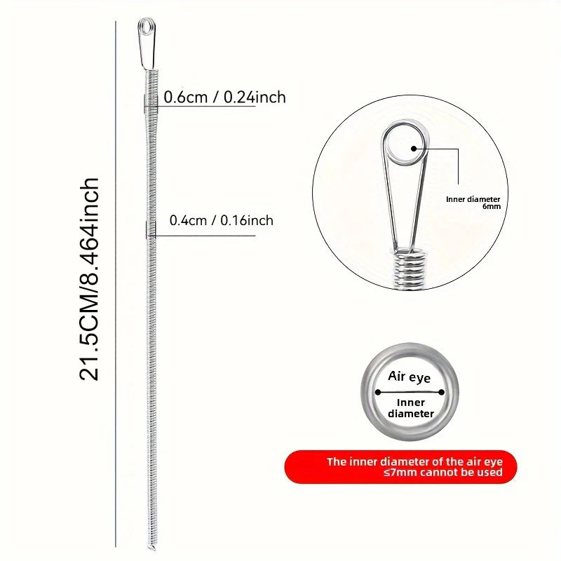 Bendable Spring Drawstring Threader Clip for DIY Sewing Accessories