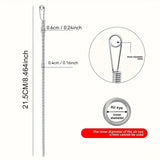 Bendable Spring Drawstring Threader Clip for DIY Sewing Accessories