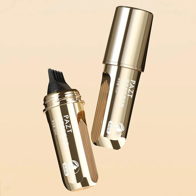 2-in-1 Plant Hair Dye Stick with Comb - Temporary Hair Color for White Hairs
