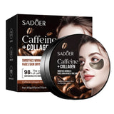 Collagen Eye Mask Caffeine Patches for Dark Circles - 10 Pairs
