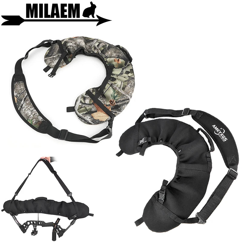 Archery Compound Bow Bag with Sling & Shoulder Strap for Shooting Accessories