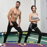 Rubber Resistance Bands for Fitness Training - 20LB to 80LB Adjustable Set
