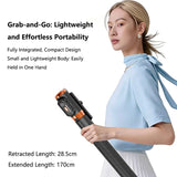 Selfie Stick Tripod 1.7m with Dual Fill Lights & Bluetooth Remote