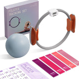 Pilates Ring Fitness Circle - Lightweight Foam Padded Handles, Toning