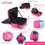 Professional Makeup Case Large Capacity Cosmetic Organizer for Travel