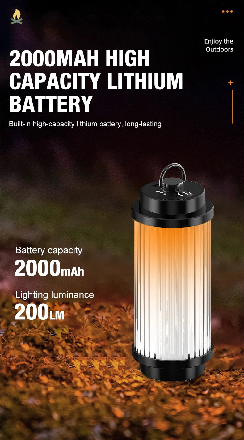 Adjustable Camping Lights Set - 5 Types - Type-C Charging - Outdoor Use