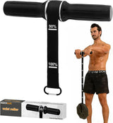 Forearm Strengthener Wrist Roller Silicone Handle Heavy-Duty Nylon Strap