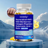 21-in-1 Cell Vitality Supplement with Resveratrol, Collagen, Turmeric