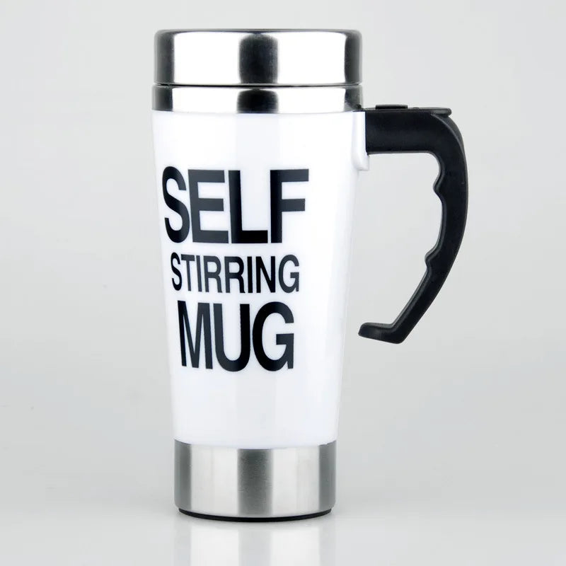 Automatic Stirring Electric Mixing Cup 450ML Stainless Steel Insulated Mug