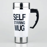 Automatic Stirring Electric Mixing Cup 450ML Stainless Steel Insulated Mug