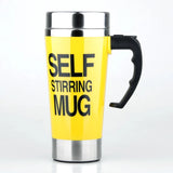 Automatic Stirring Electric Mixing Cup 450ML Stainless Steel Insulated Mug