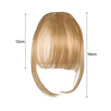 Women Clip-in Bangs Natural Wispy Hair Extensions Fringe Wig Hairpieces