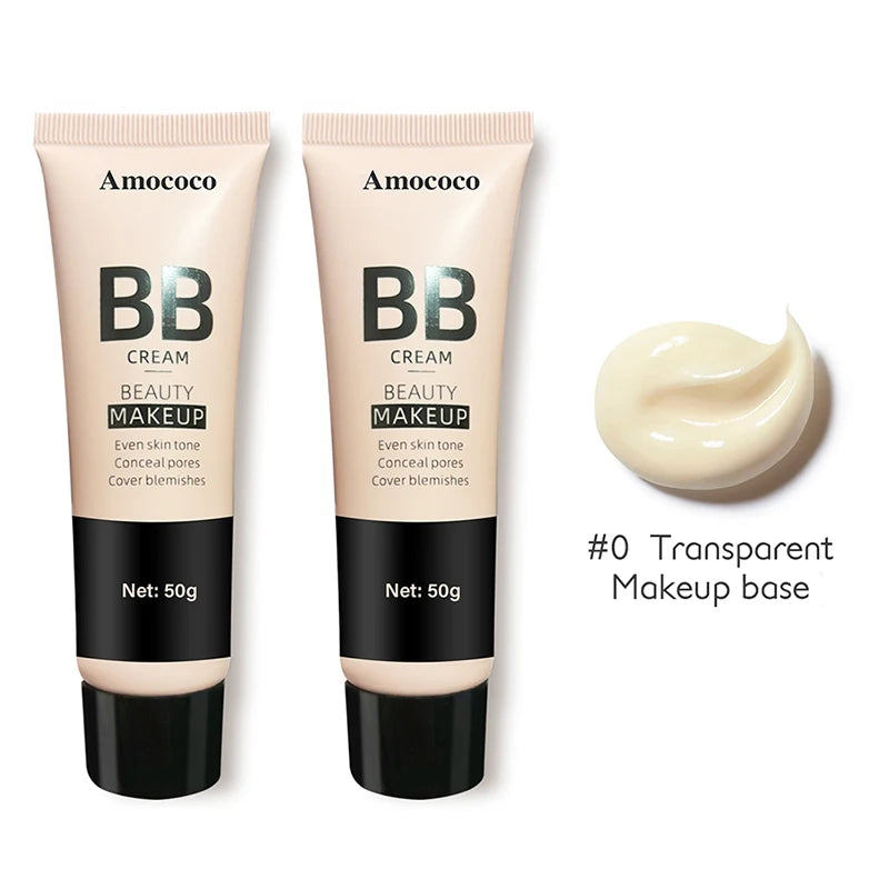BB Cream Makeup Base Cream, 50g Each, Multi Shade Options, 2pcs Set