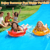 Extra Long Heavy Duty Lawn Water Slide with 3 Bodyboards