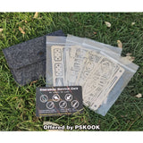 Outdoor Stainless Steel Survival Tool Card for Fishing & Camping