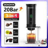 Portable Espresso Coffee Maker 3-in-1 for Car & Home Camping Travel