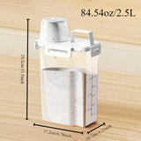 Moisture-Proof 2.5L Sealed Storage Container for Food Storage