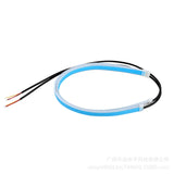 12V LED Guide Strip Headlight Bulbs - 2Pcs Sequential DRL Turn Signal Lights