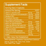 Vitamin B Complex Capsules with Resveratrol, 66 Count