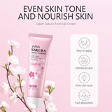 LAIKOU Sakura Skincare Set - Moisturizing Anti-Aging Facial Kit Gift Set