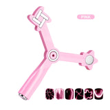Cat Eye Nail Magnet Tool 4-in-1 for French Star Flower Nail Art Designs