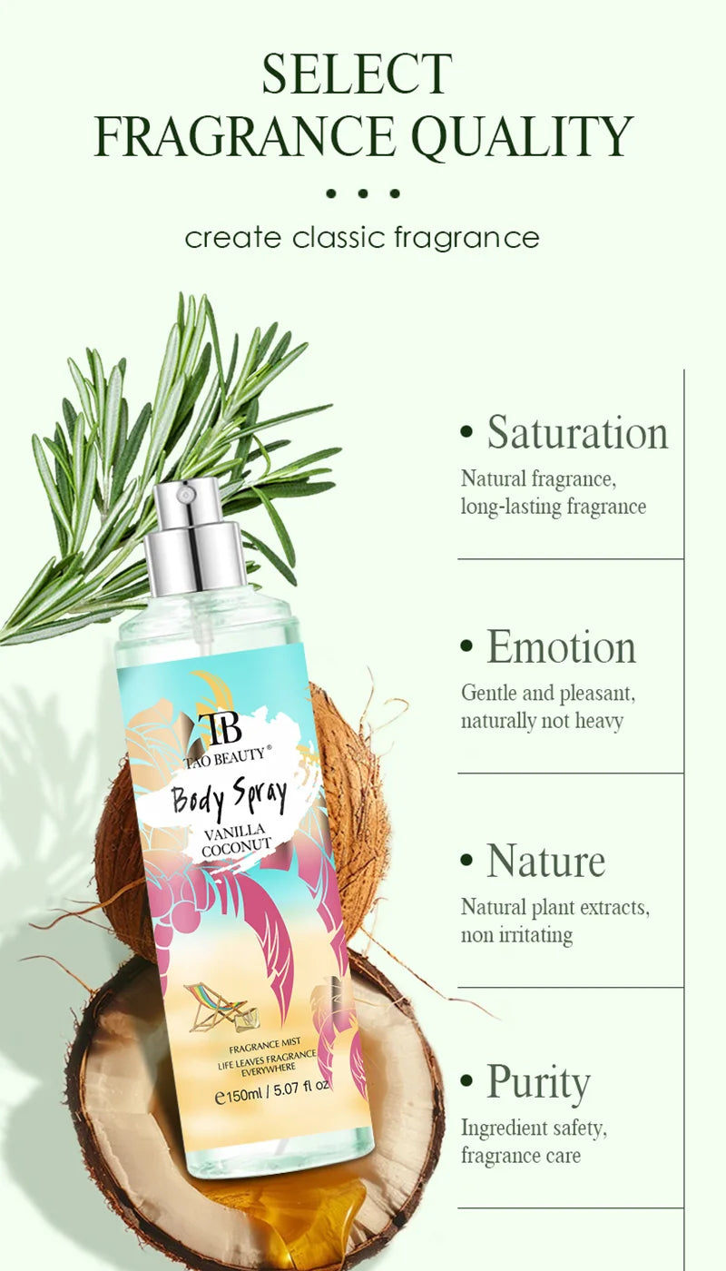 Floral Fruity Body Spray - Long-Lasting Fragrance - Alcohol-Free 200ml