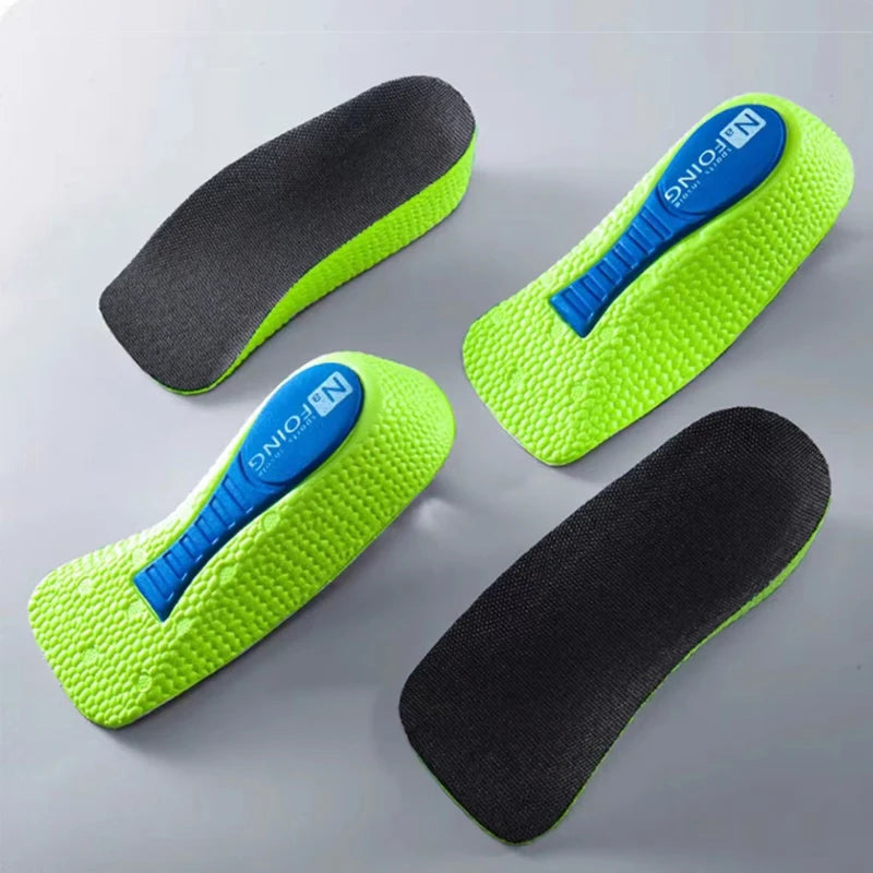 Memory Foam Height Increase Insoles for Men Women Arch Support Shoe Pads