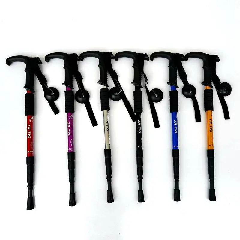 Adjustable Hiking Poles 52-110cm Aluminum Alloy for Camping & Climbing