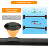 Adjustable Pull-Up Bar with Level Gauge 69-92cm, 200kg Max Load Capacity