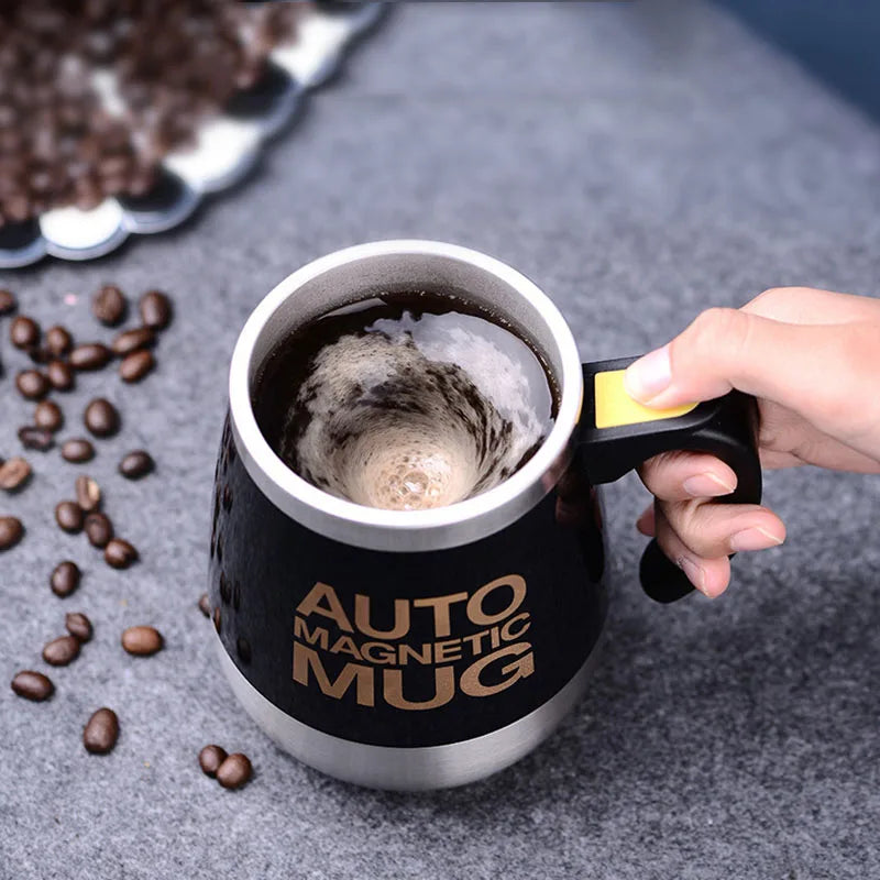 Automatic Stirring Electric Mixing Cup 450ML Stainless Steel Insulated Mug