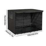 Pet Cage Cover Waterproof Oxford Dog Cat Crate Cover for Indoor Use