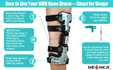 NEENCA Adjustable Hinged Knee Brace with Stabilizing Support - Unisex