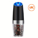 Gravity Electric Salt and Pepper Mill, Battery Powered, Adjustable Coarseness
