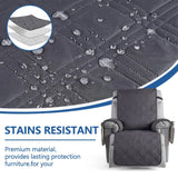 Recliner Cover with Pocket, Anti-Slip Sofa Cushion, Easy Installation