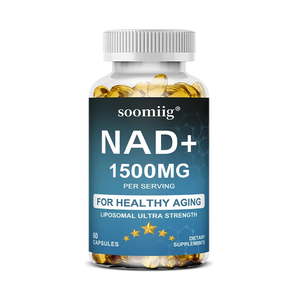 NAD 1500 Mg + Trans-Resveratrol - Energy Support & Cell Repair Supplement