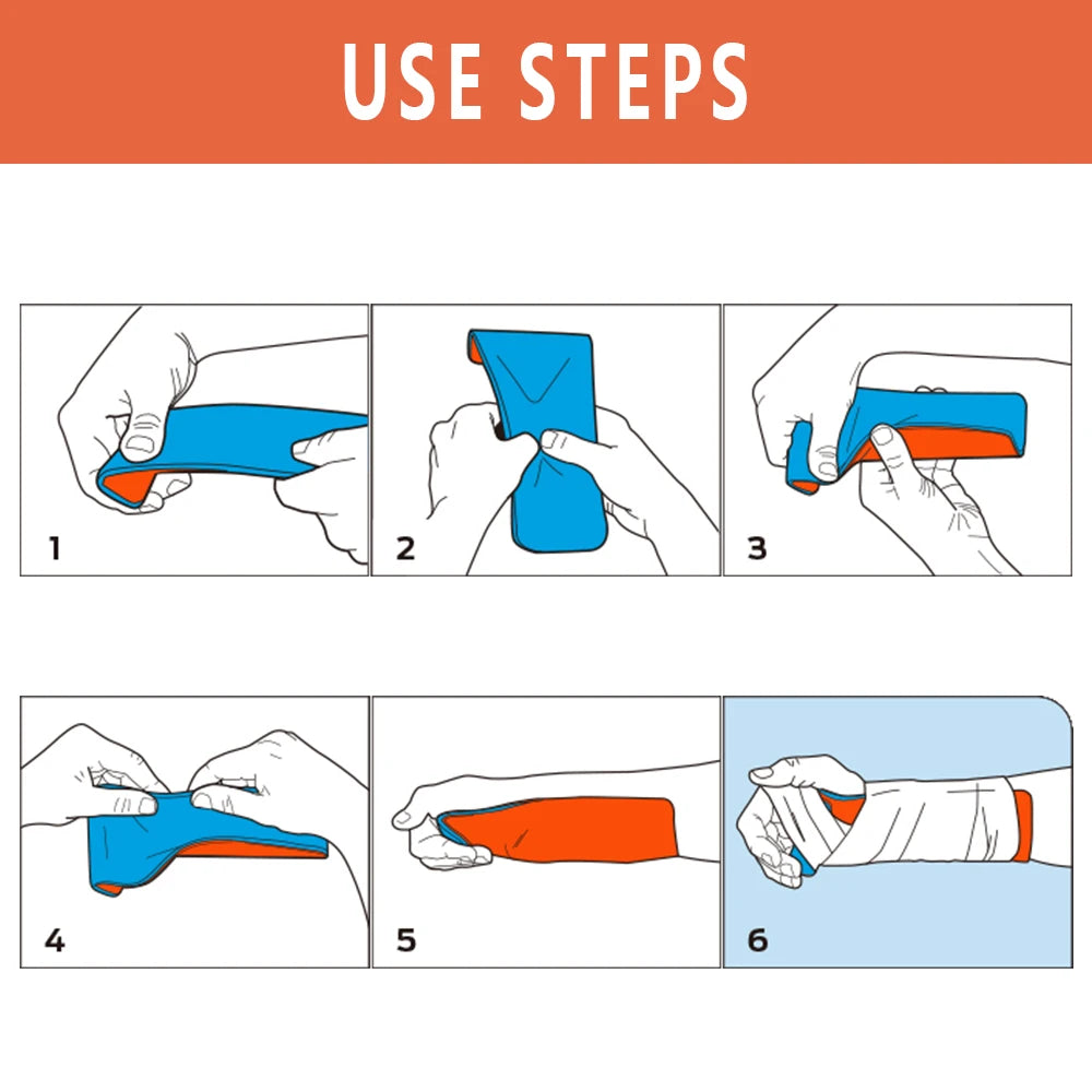 Universal Aluminum Splint Roll for Emergency First Aid - 30cm