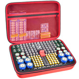Battery Organizer Case with Tester for 150+ Batteries, Hard Shell Storage