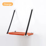 Double-layer Velvet Cat Suspension Bed with Suction Cups - 20kg Capacity