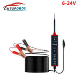Automotive Electric Circuit Tester with Power Switch for Vehicle Diagnostics